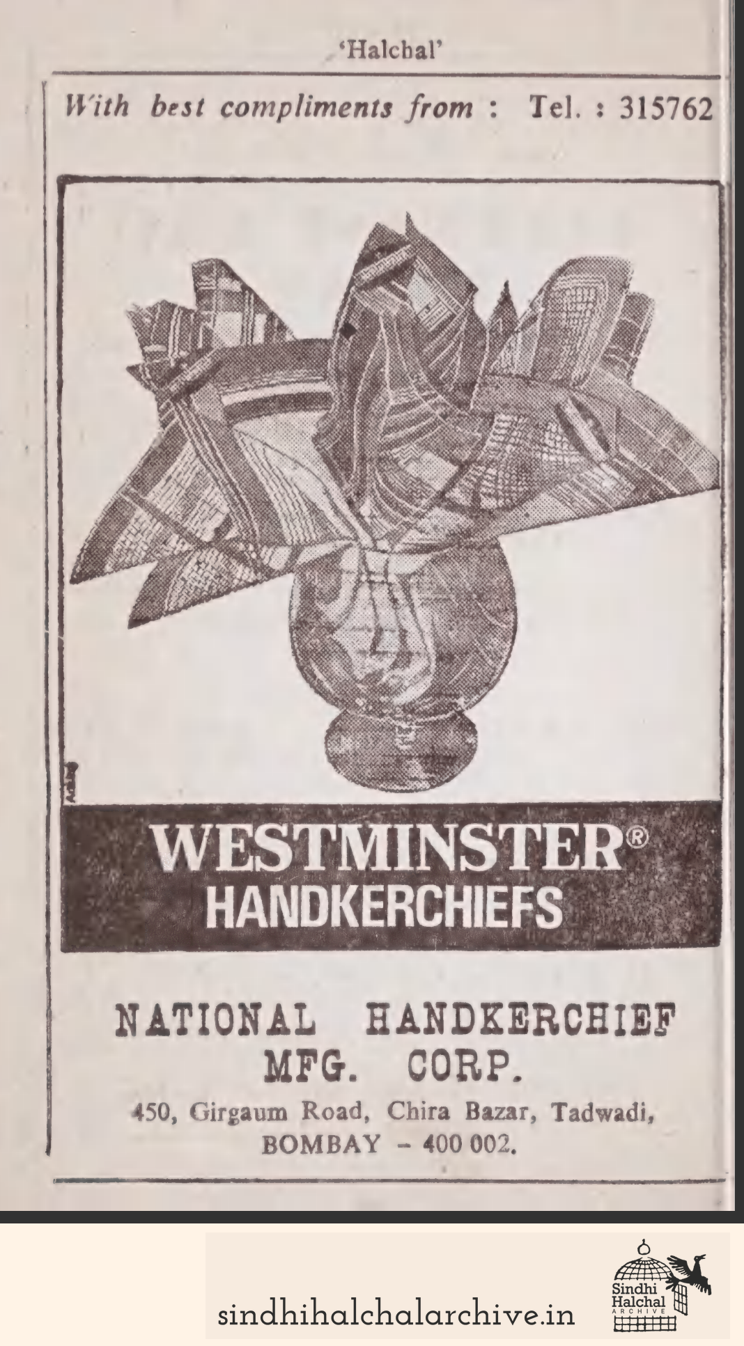 Image of AD Westminster Handkerchiefs